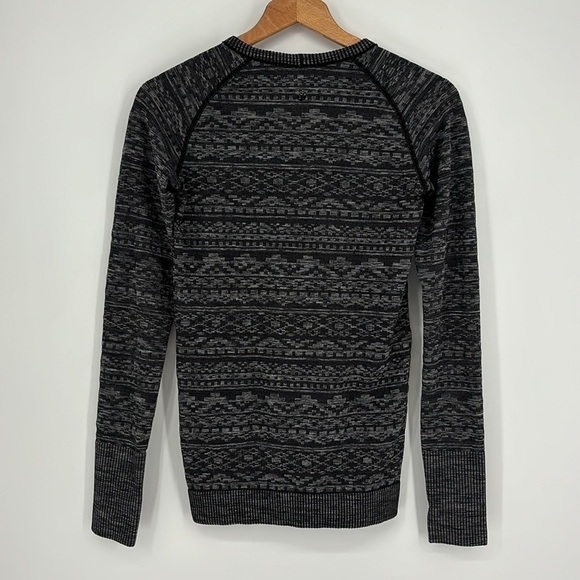 Lululemon Rest Less Tight Knit Pullover in Heathered Black Women’s Size 6 - Picture 6 of 11